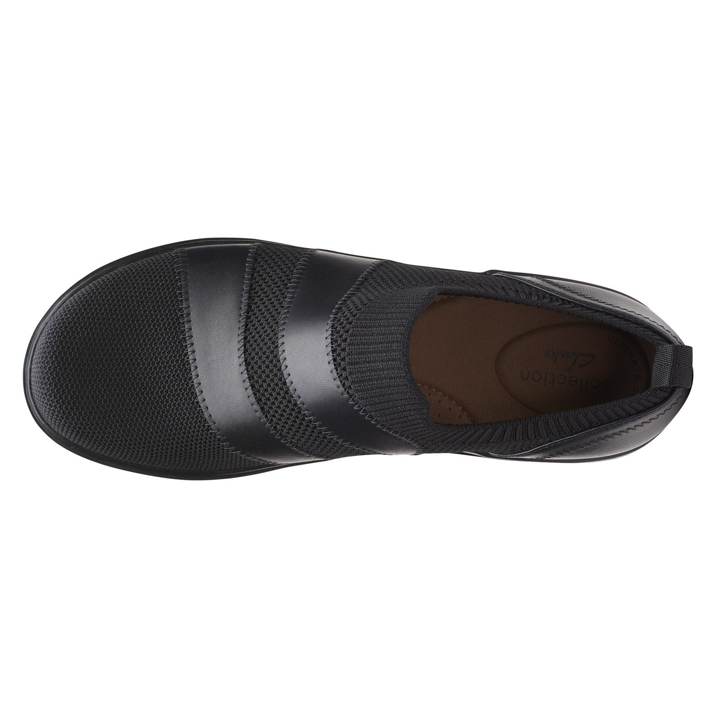 Peltz Shoes  Women's Clarks Sashlyn Edge Slip-On BLACK 26163200