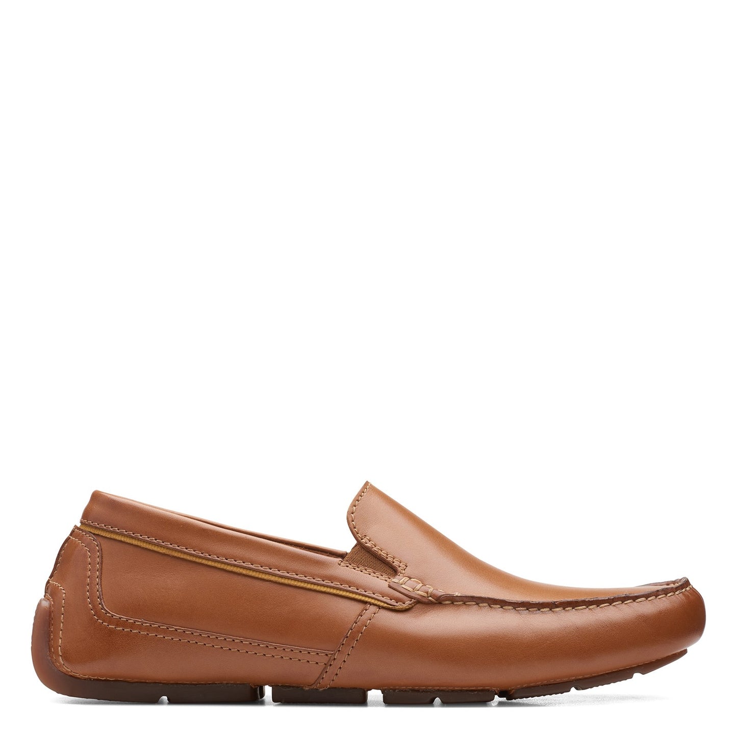 Peltz Shoes  Men's Clarks Markman Plain Loafer TAN 26163544