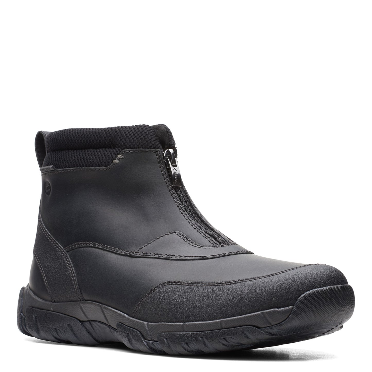 Peltz Shoes  Men's Clarks Grove Zip II Boot BLACK 26163588