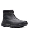 Peltz Shoes  Men's Clarks Grove Zip II Boot BLACK 26163588