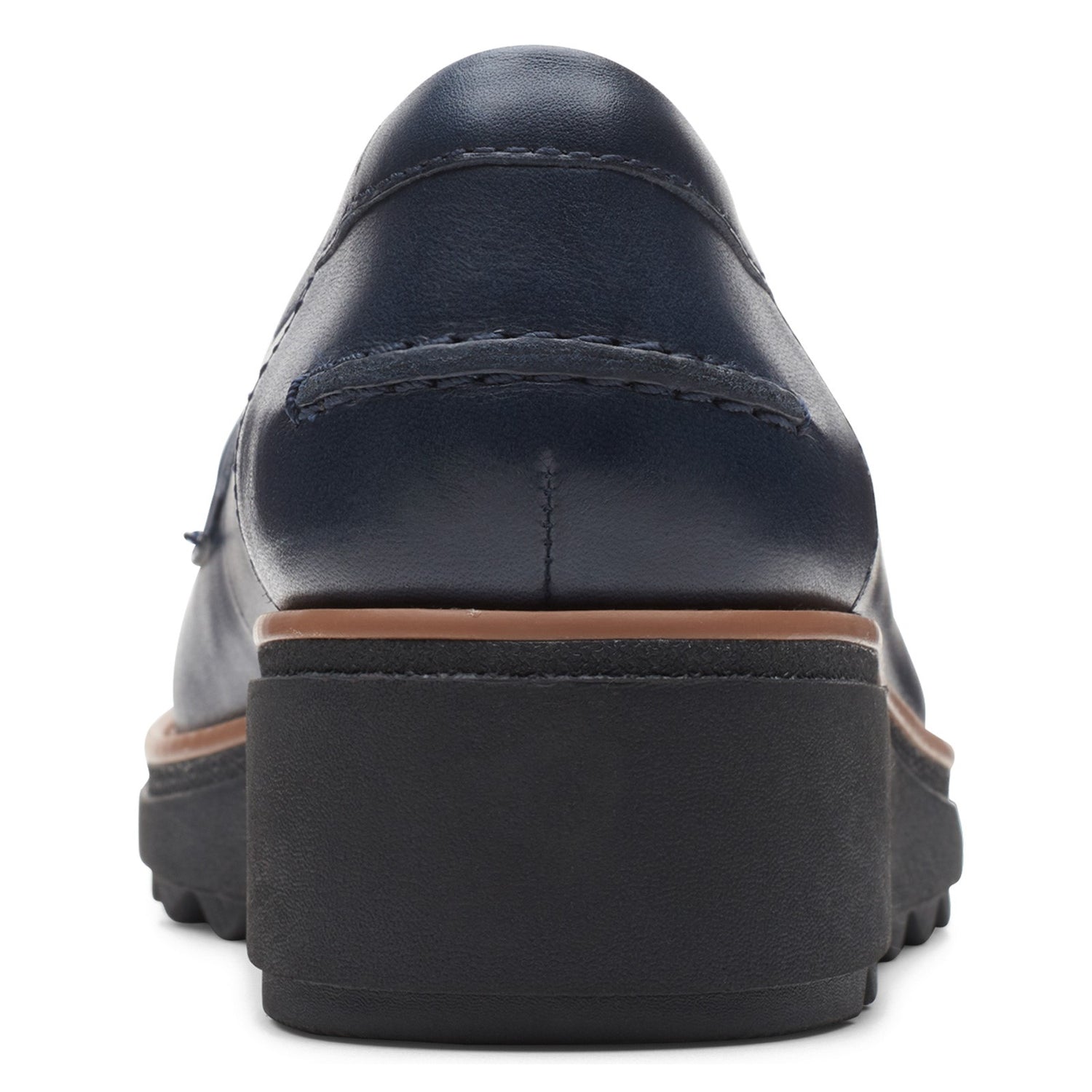 Peltz Shoes  Women's Clarks Sharon Gracie Loafer NAVY MULTI 26164079