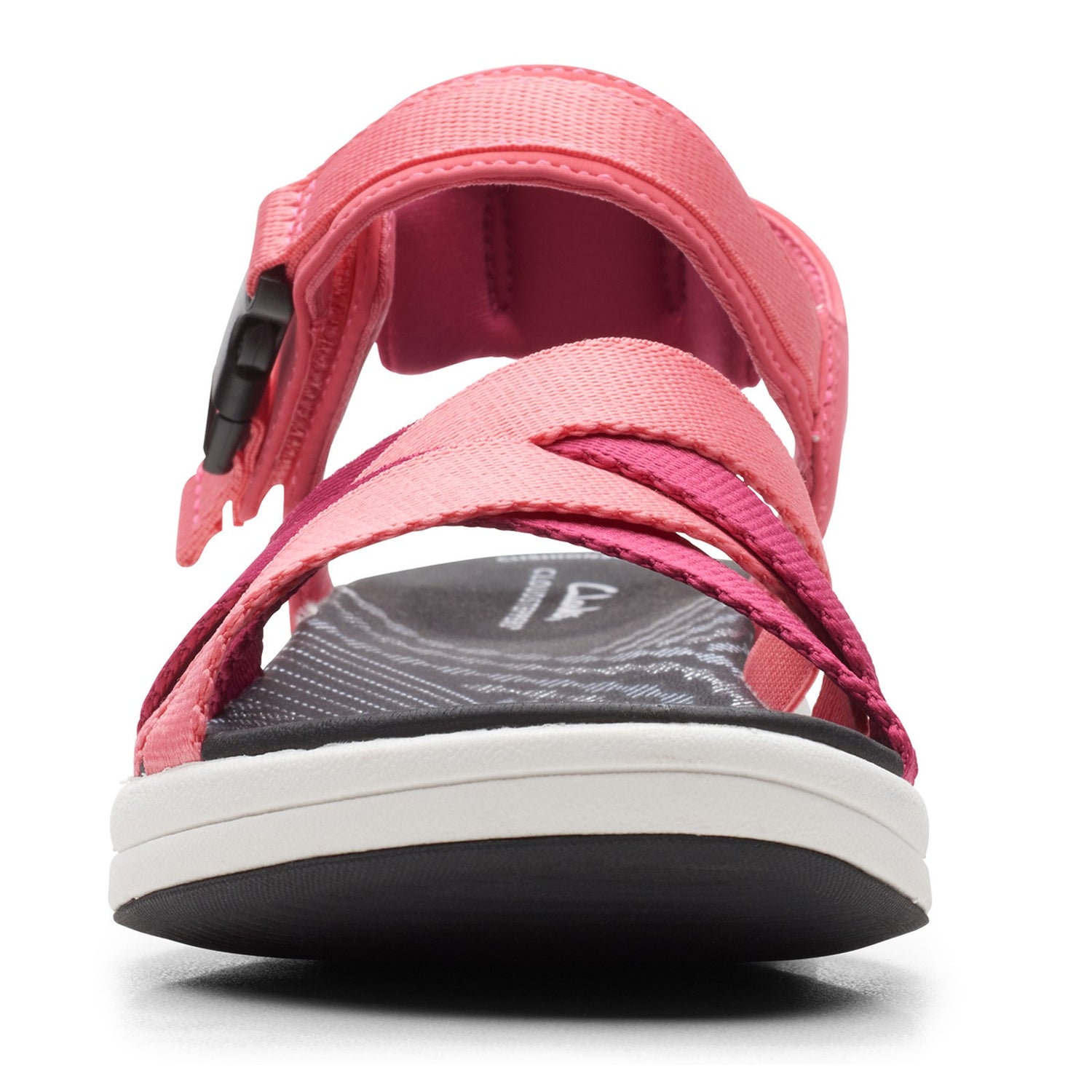 Peltz Shoes  Women's Clarks Mira Tide Sandal CORAL 26164566