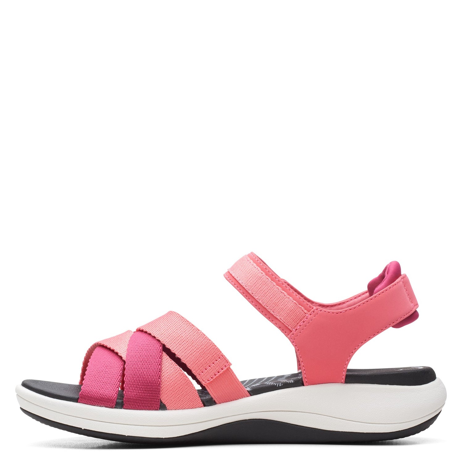 Peltz Shoes  Women's Clarks Mira Tide Sandal CORAL 26164566