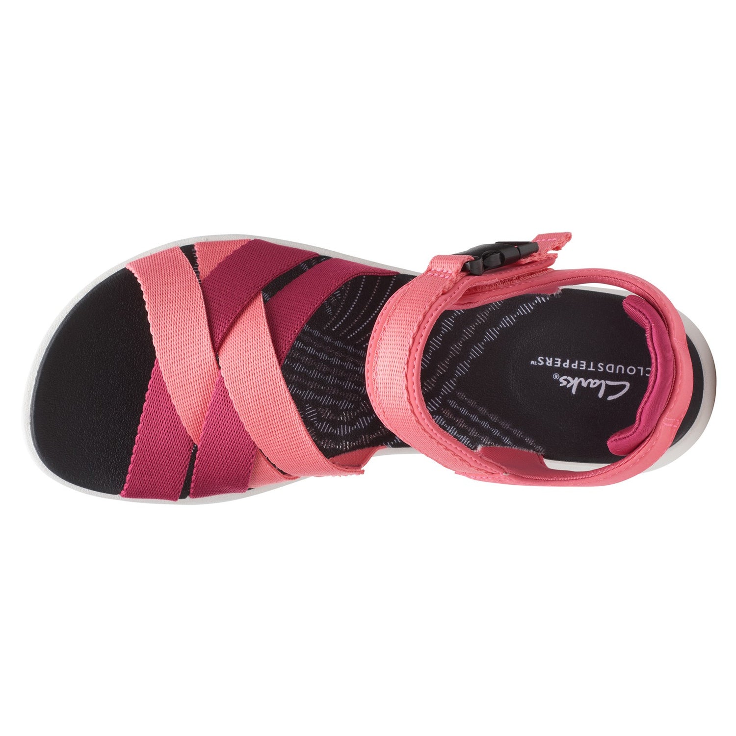 Peltz Shoes  Women's Clarks Mira Tide Sandal CORAL 26164566