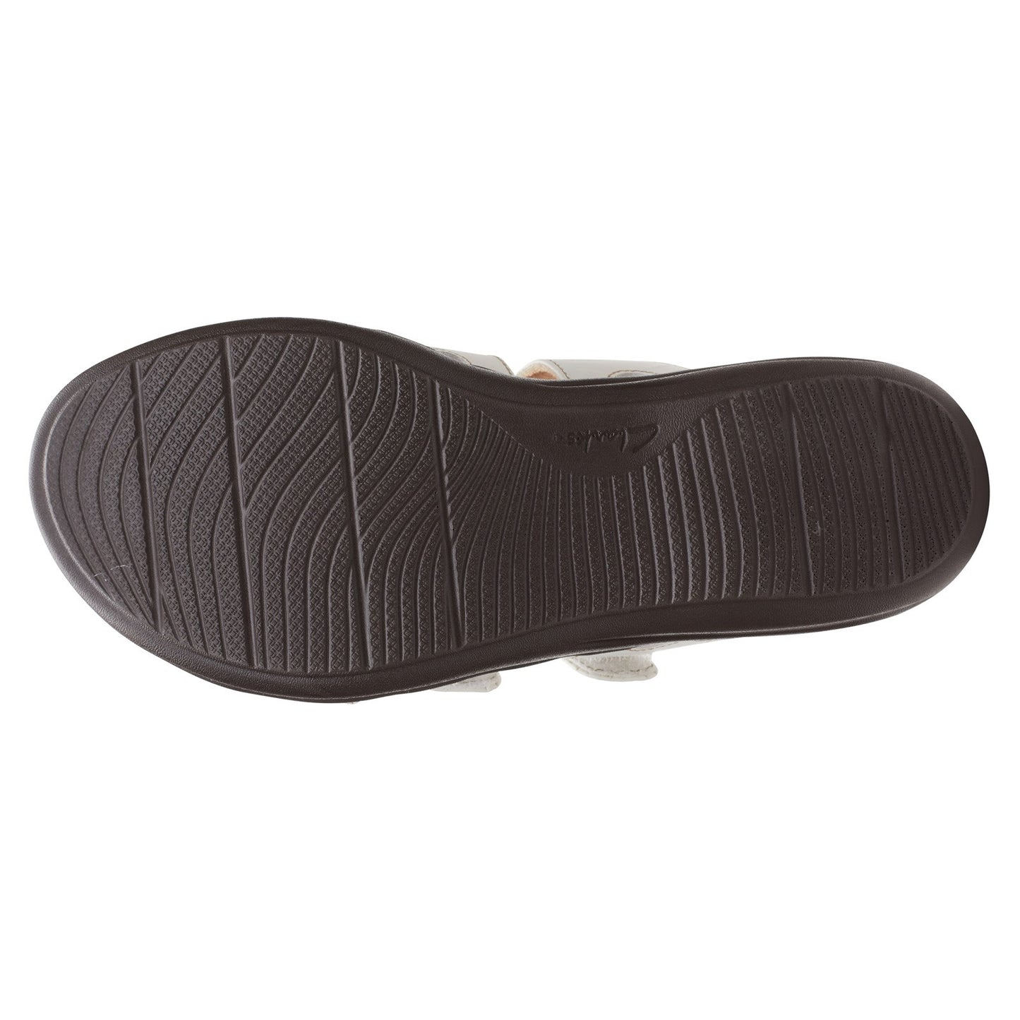 Peltz Shoes  Women's Clarks Laurieann Cove Sandal WHITE 26164833