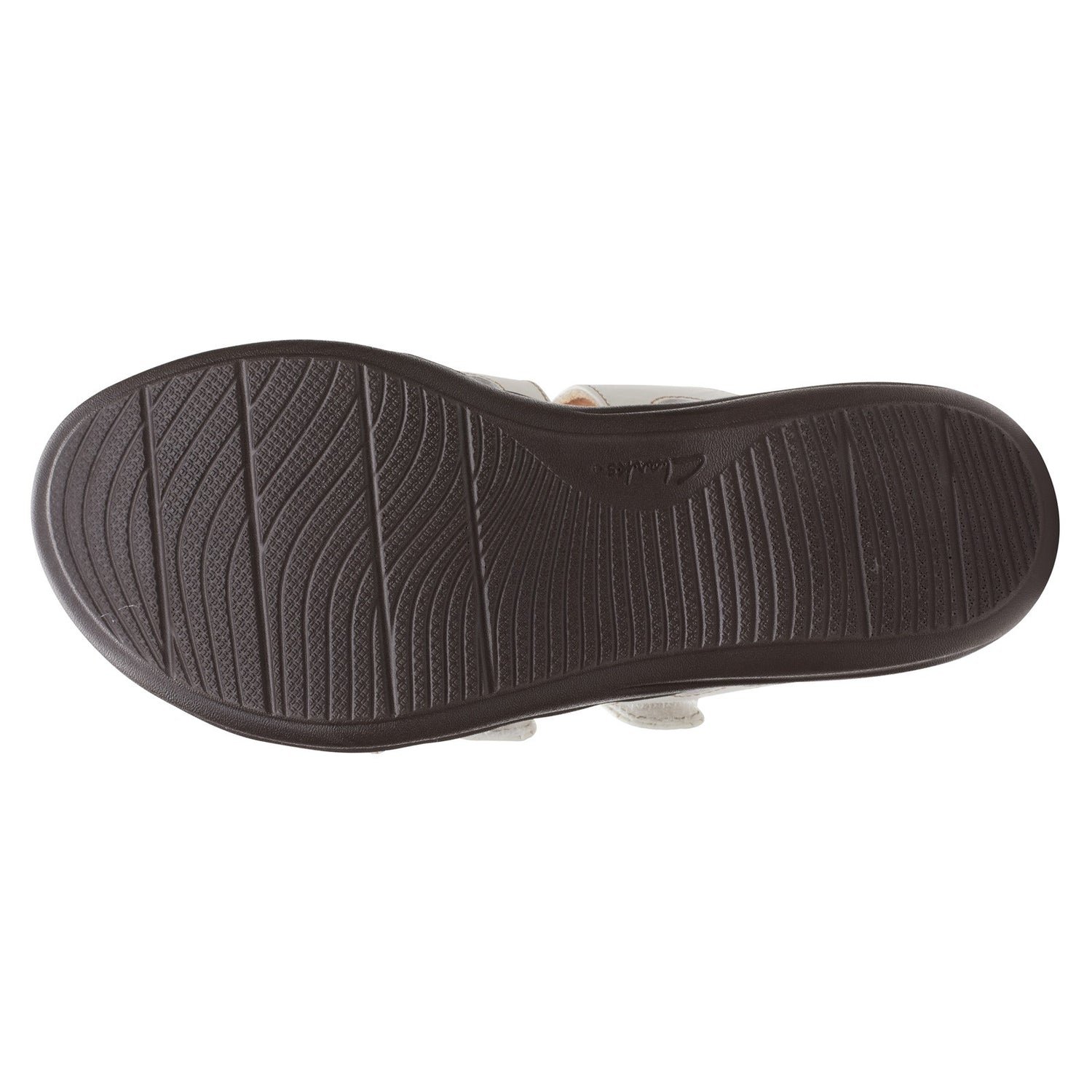 Peltz Shoes  Women's Clarks Laurieann Cove Sandal WHITE 26164833