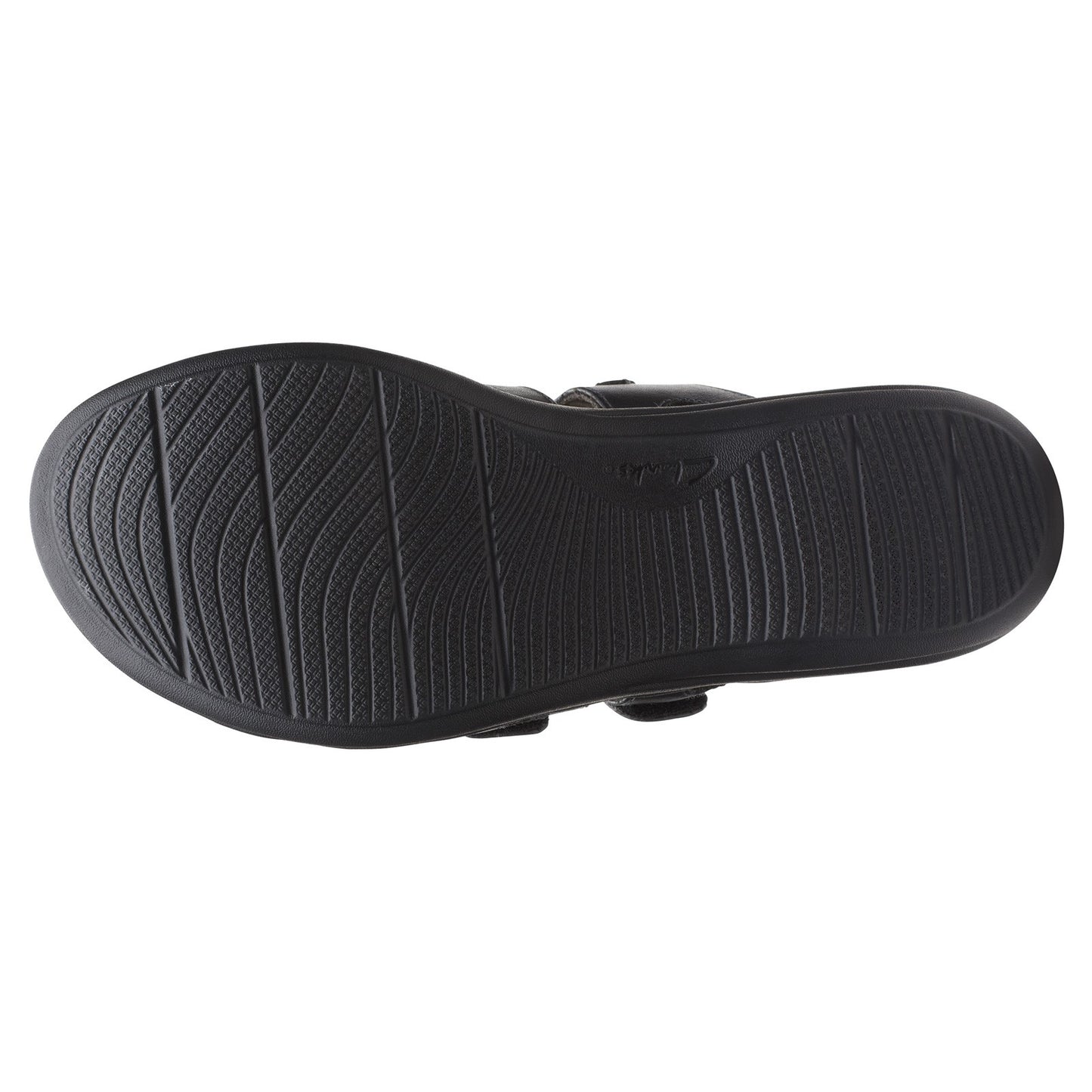 Peltz Shoes  Women's Clarks Laurieann Cove Sandal BLACK 26164834