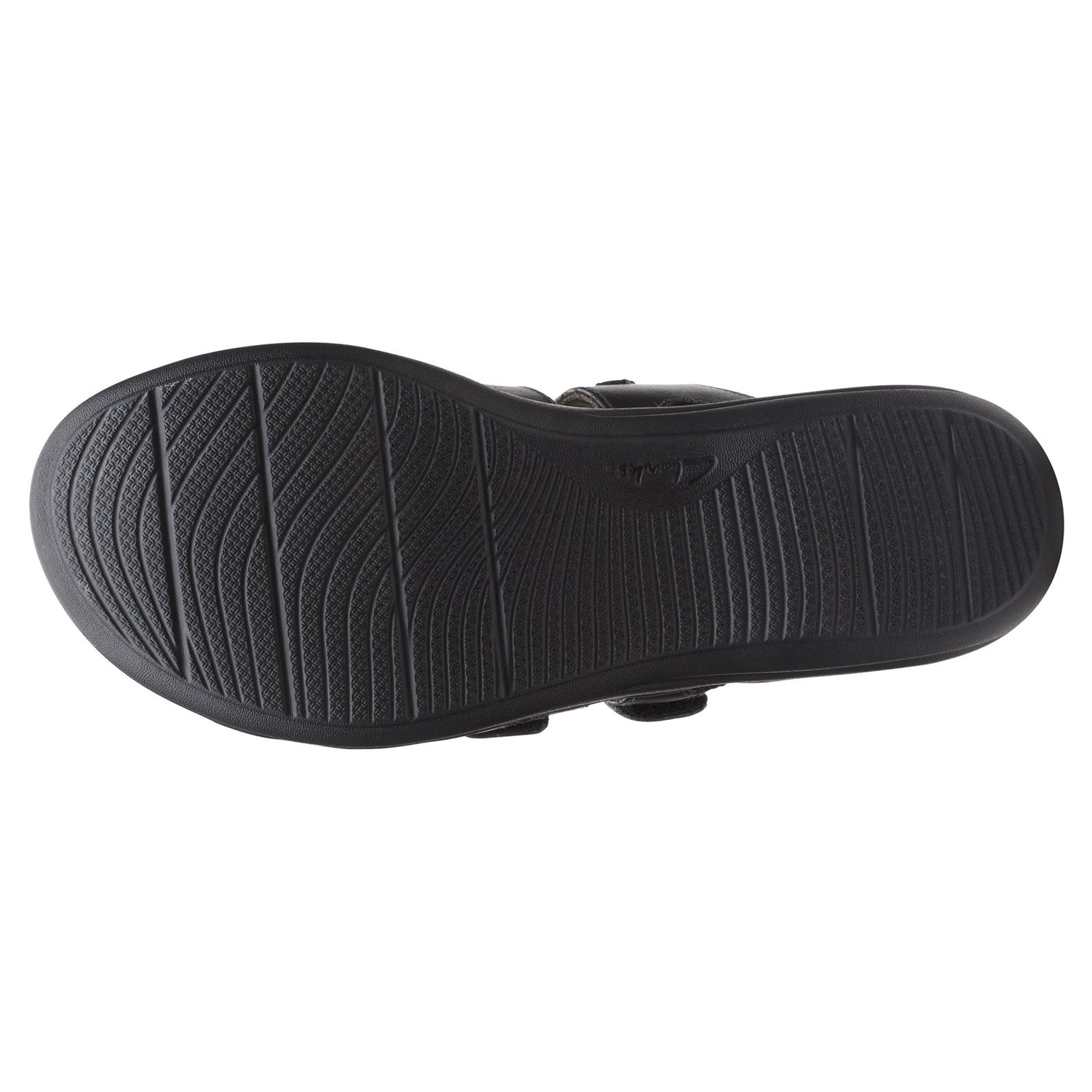 Peltz Shoes  Women's Clarks Laurieann Cove Sandal BLACK 26164834