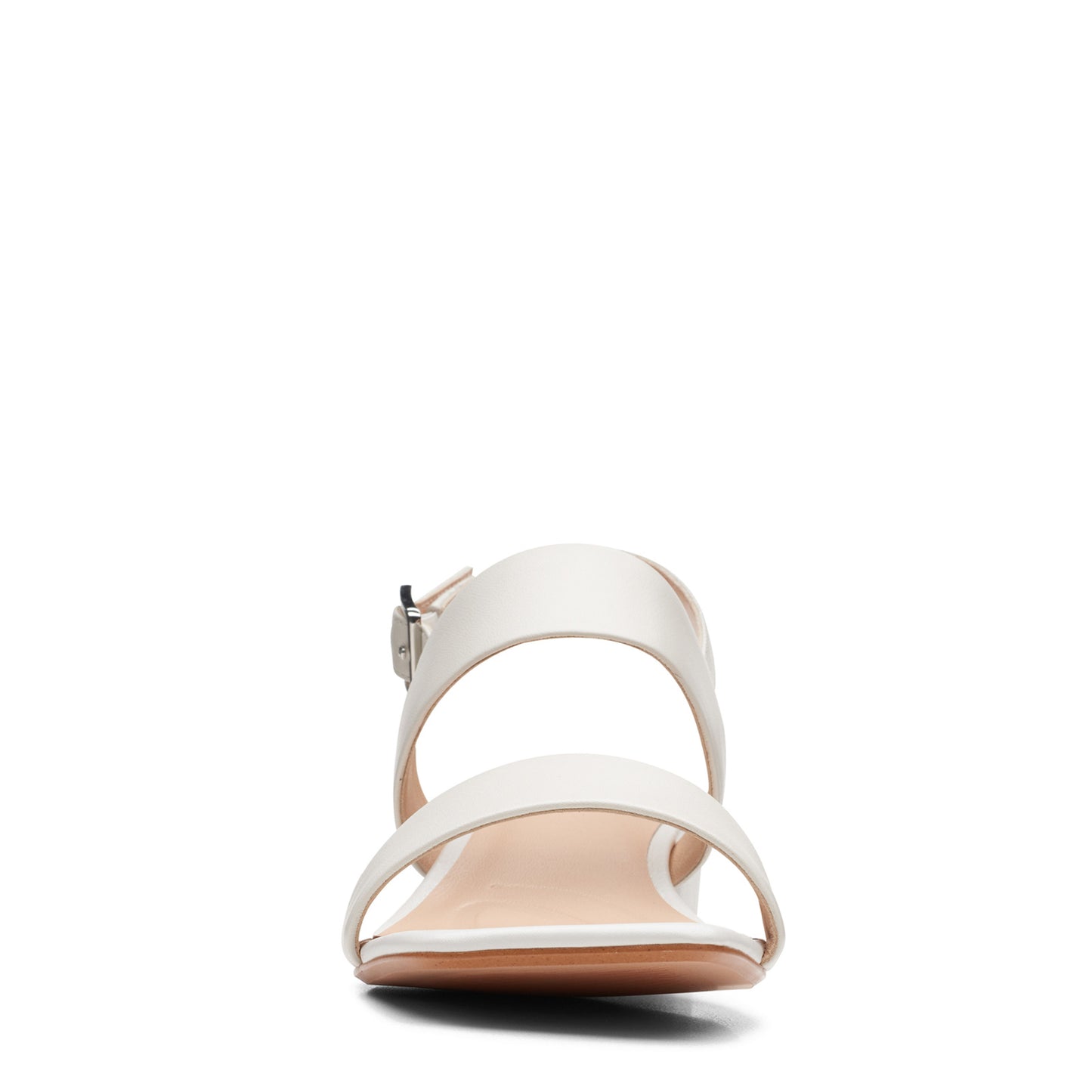 Peltz Shoes  Women's Clarks Seren 25 Strap Sandal white 26164894
