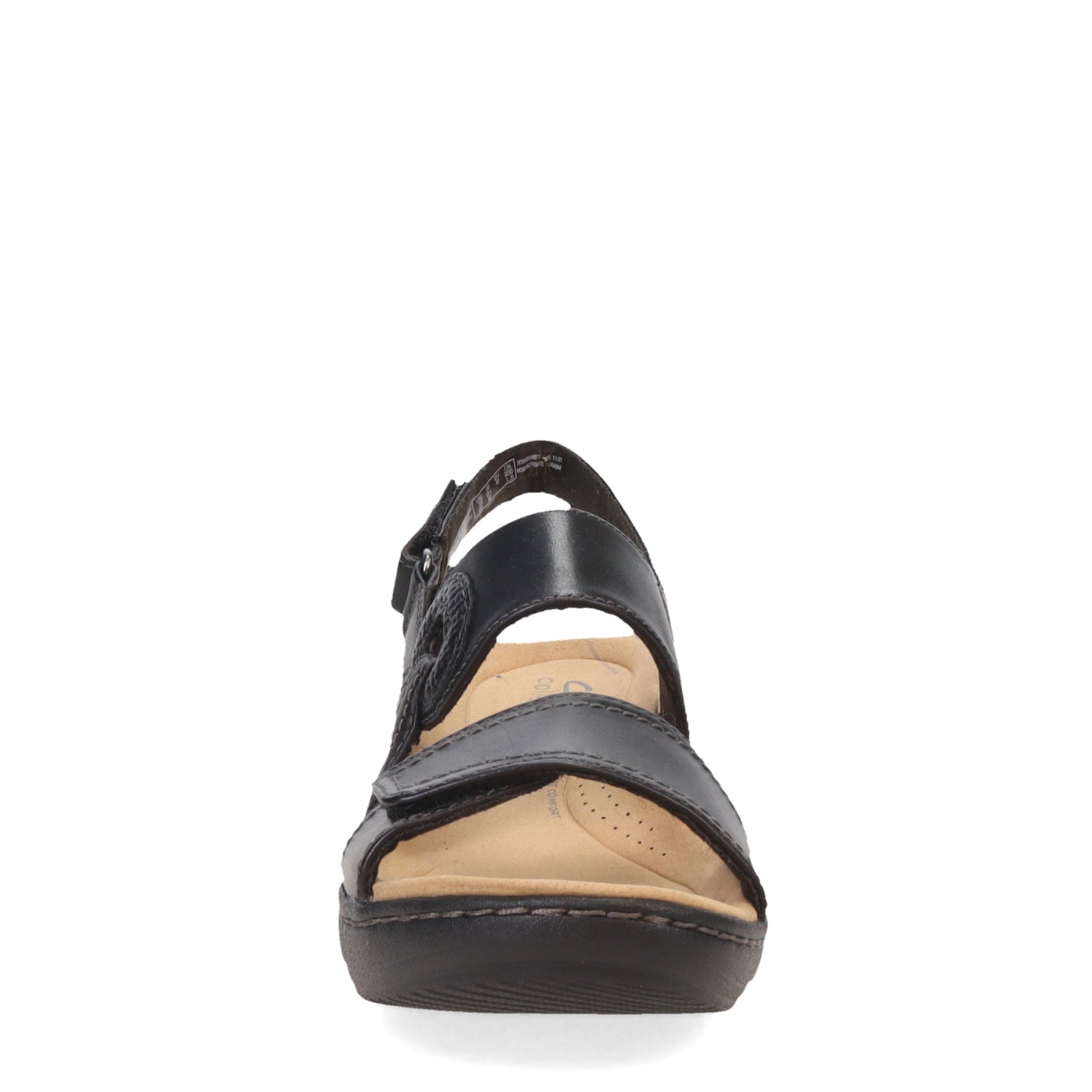 Peltz Shoes  Women's Clarks Merliah Opal Sandal BLACK 26164959