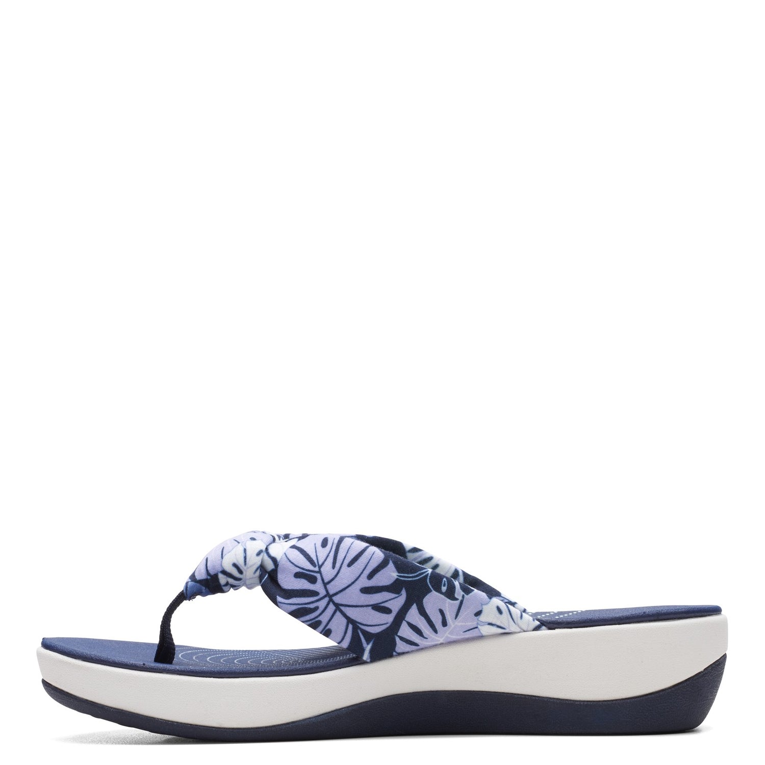 Peltz Shoes  Women's Clarks Arla Glison Sandal BLUE FLORAL 26165049