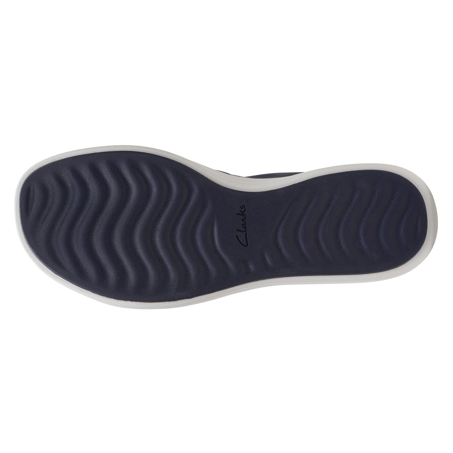 Peltz Shoes  Women's Clarks Drift Ave Sandal NAVY 26165087