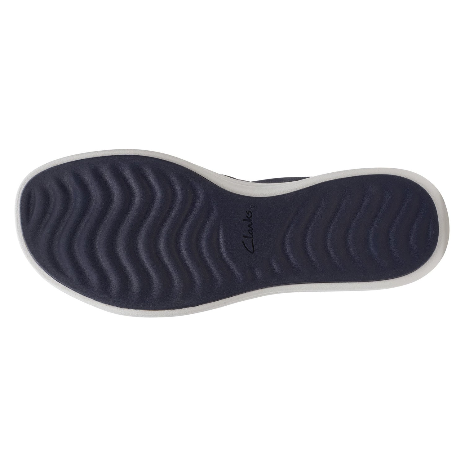 Peltz Shoes  Women's Clarks Drift Ave Sandal NAVY 26165087