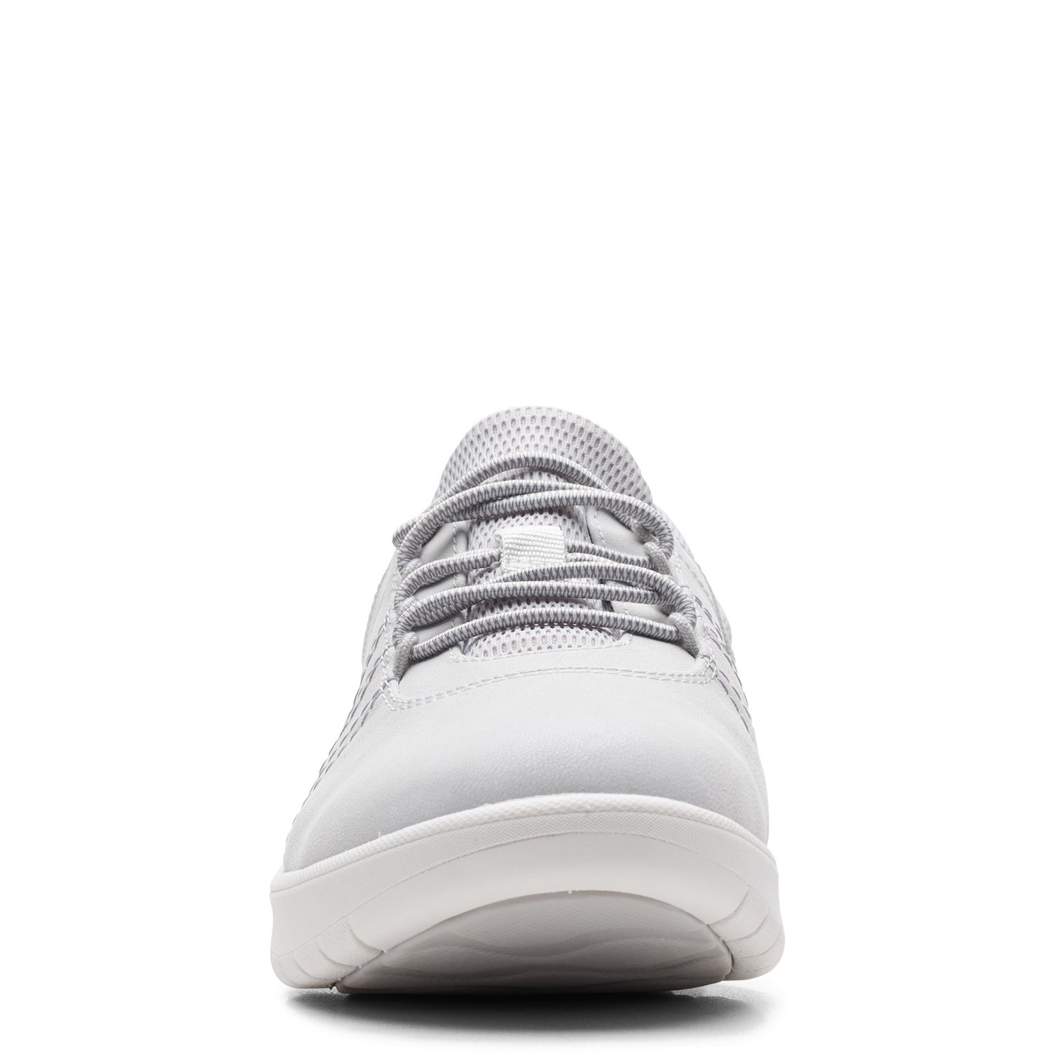 Peltz Shoes  Women's Clarks Adella Stroll Sneaker GREY 26165189