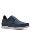 Peltz Shoes  Men's Clarks ShacreLite Low Moc NAVY NUBUCK 26165230