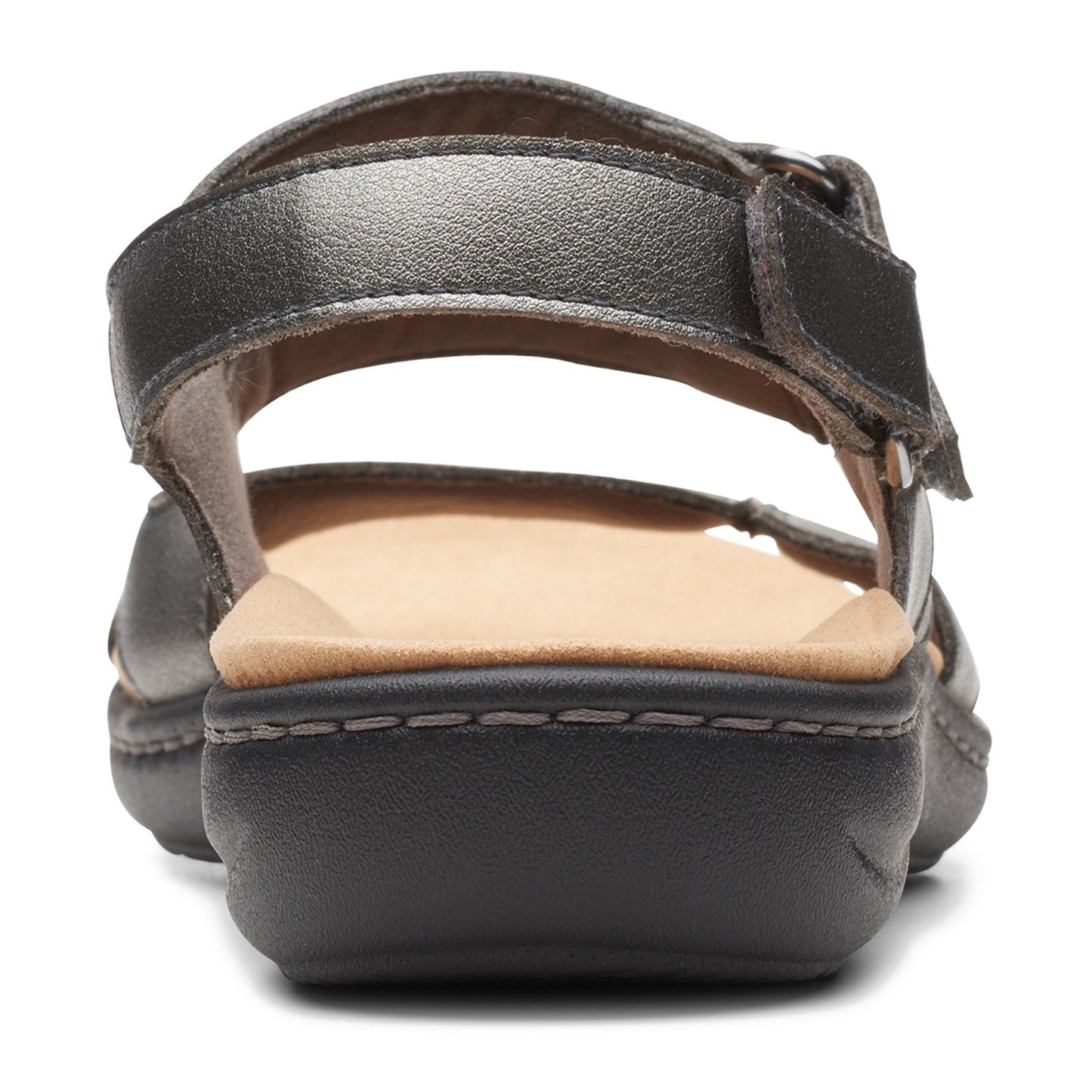 Peltz Shoes  Women's Clarks Laurieann Style Sandal PEWTER 26165277