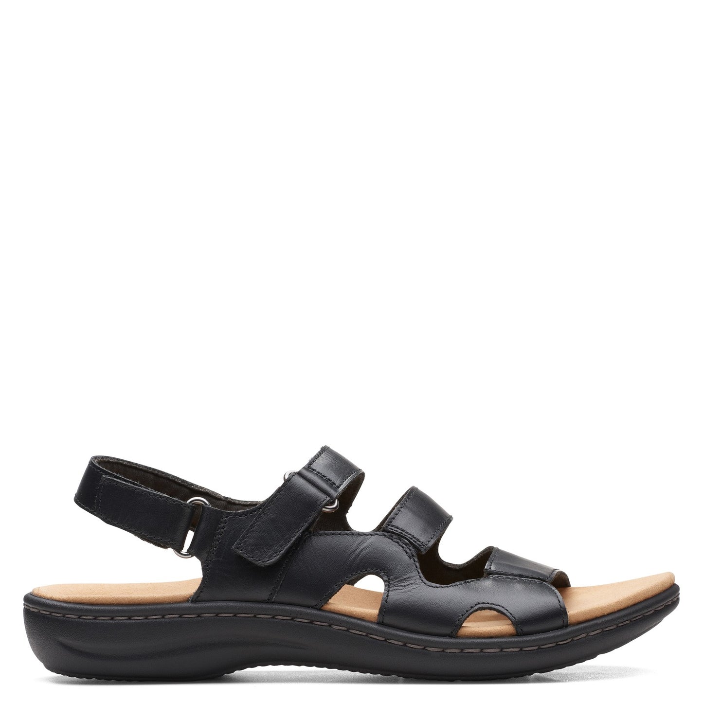 Peltz Shoes  Women's Clarks Laurieann Style Sandal BLACK 26165284