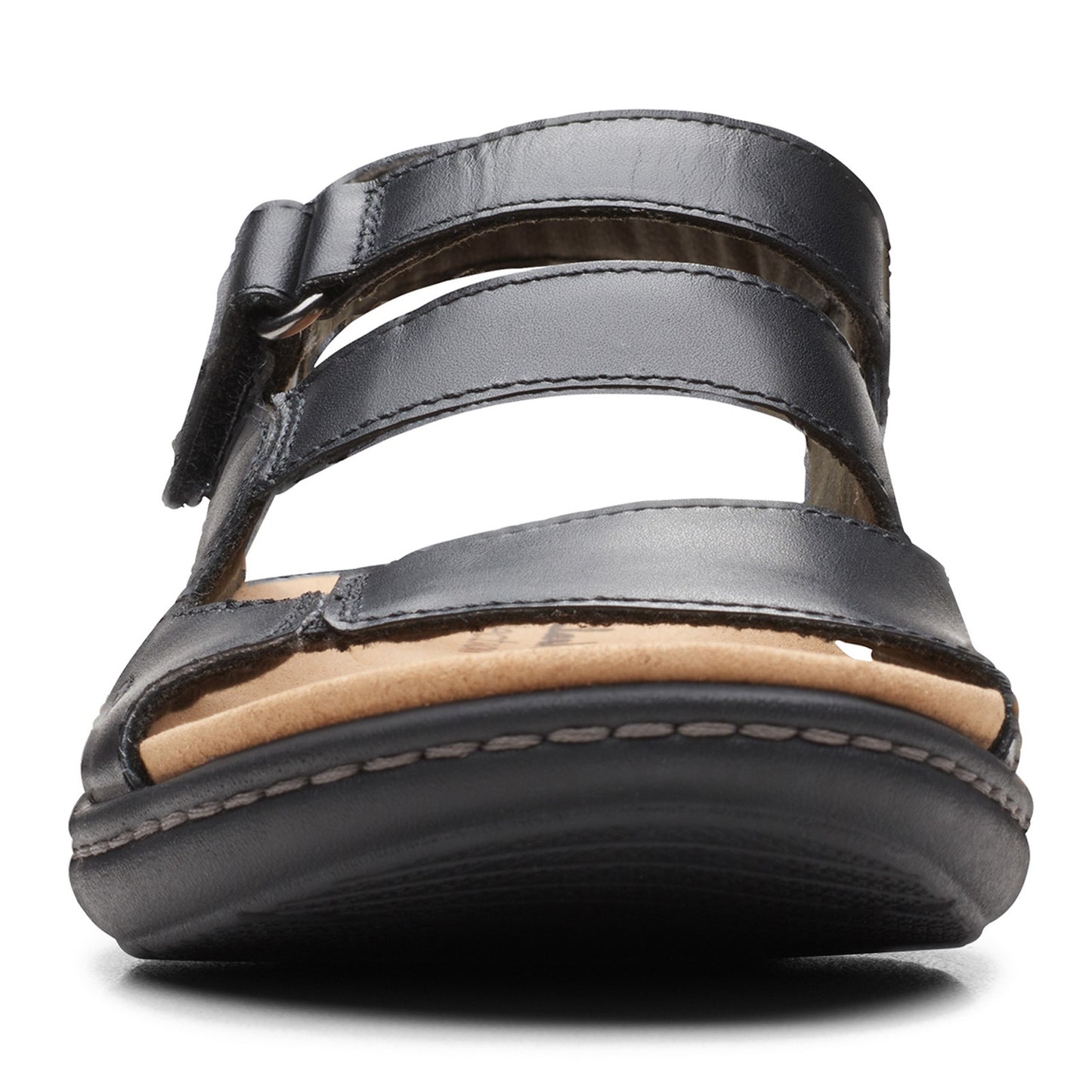 Peltz Shoes  Women's Clarks Laurieann Style Sandal BLACK 26165284