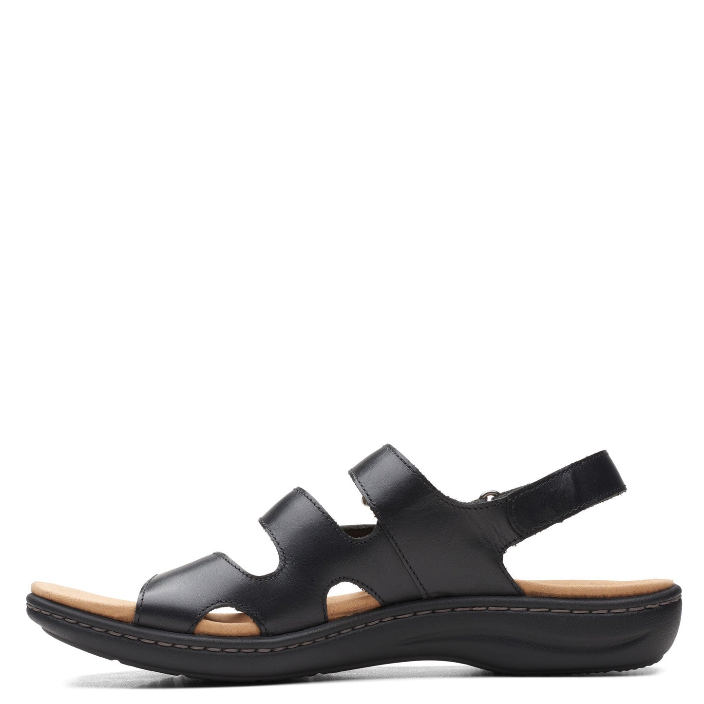 Peltz Shoes  Women's Clarks Laurieann Style Sandal BLACK 26165284