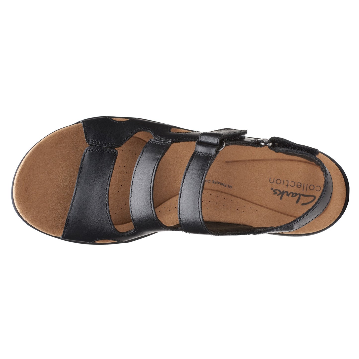 Peltz Shoes  Women's Clarks Laurieann Style Sandal BLACK 26165284