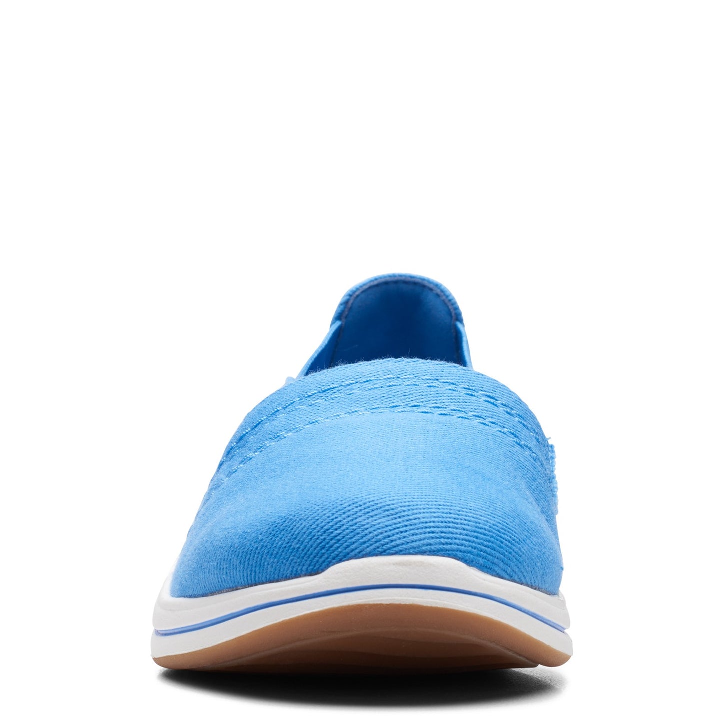 Peltz Shoes  Women's Clarks Breeze Step Slip-On BLUE 26165292
