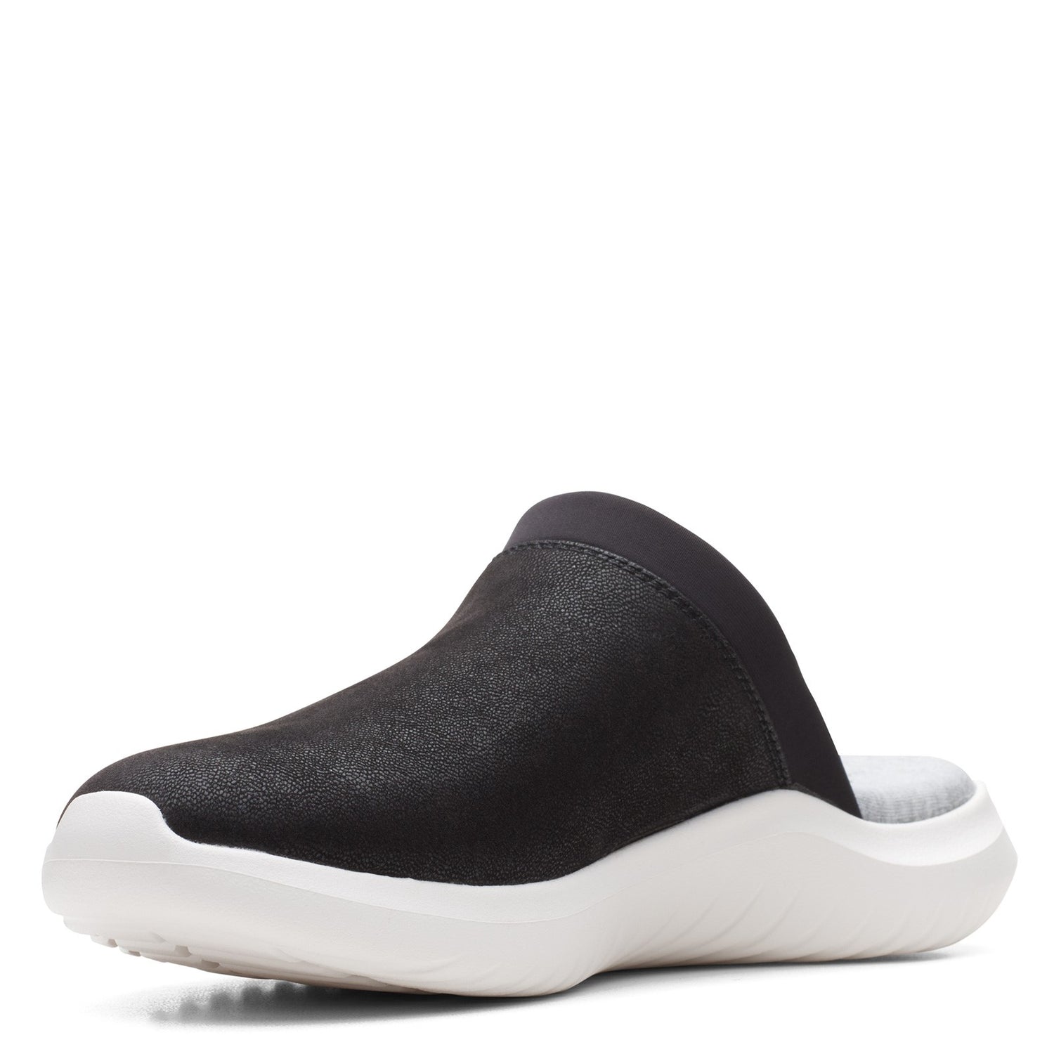 Peltz Shoes  Women's Clarks Nova Ease Clog BLACK 26165299