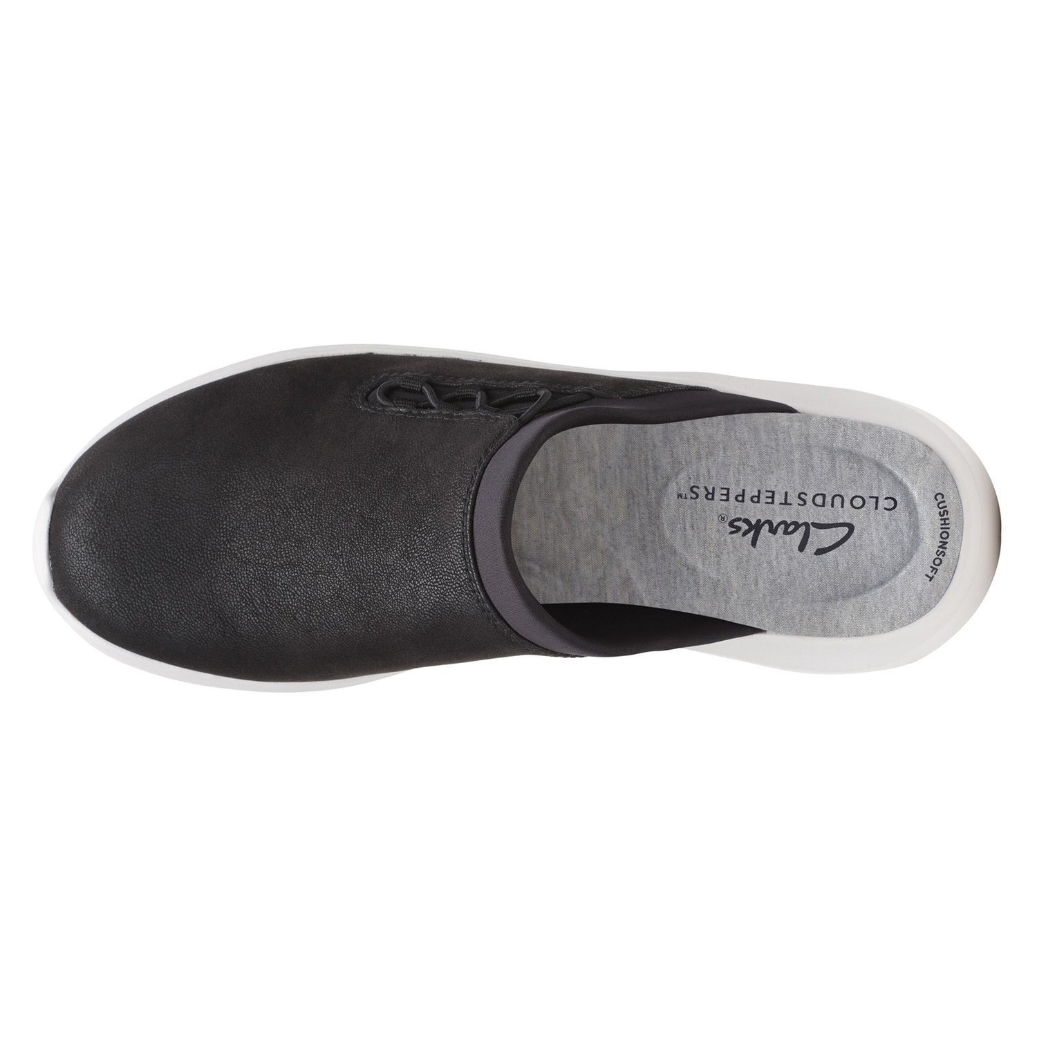 Peltz Shoes  Women's Clarks Nova Ease Clog BLACK 26165299