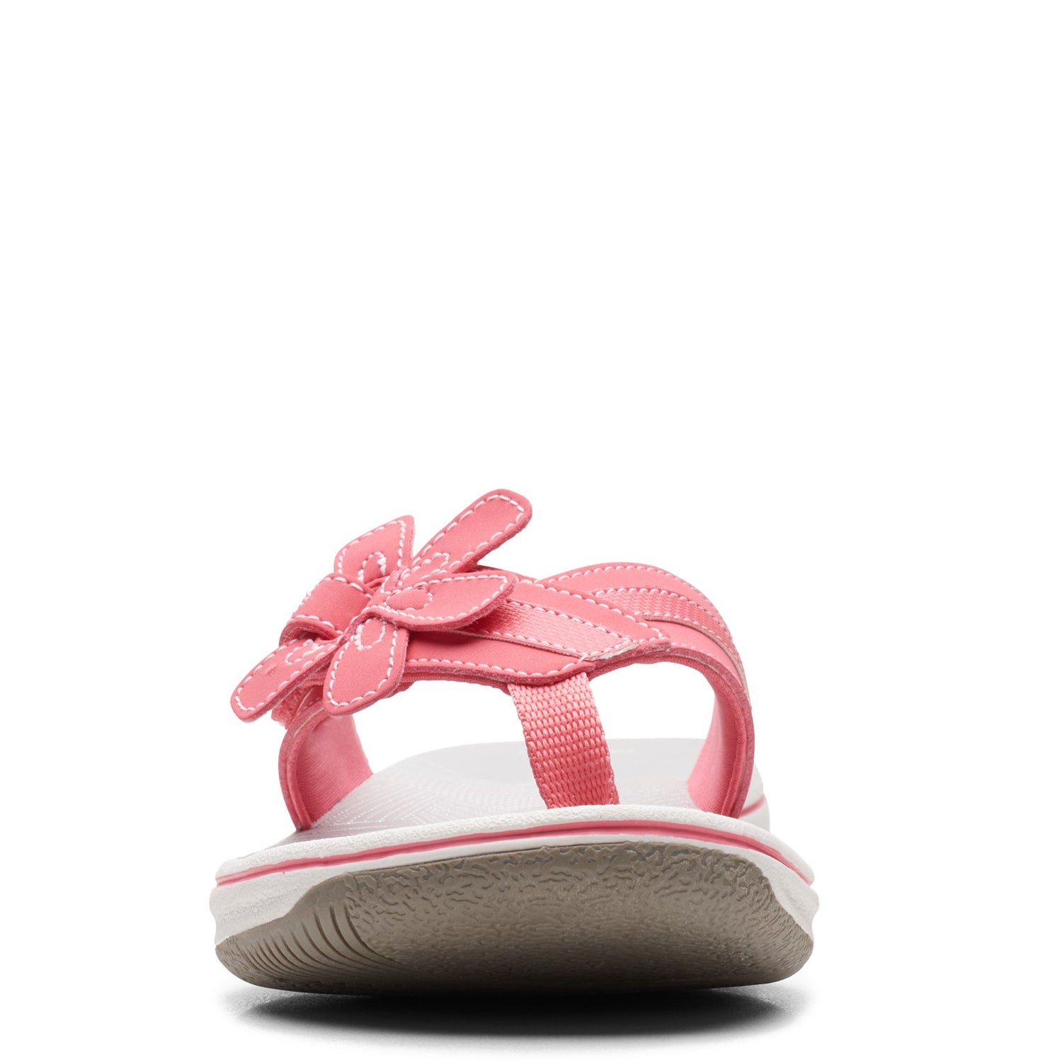 Peltz Shoes  Women's Clarks Brinkley Flora Sandal CORAL 26165325