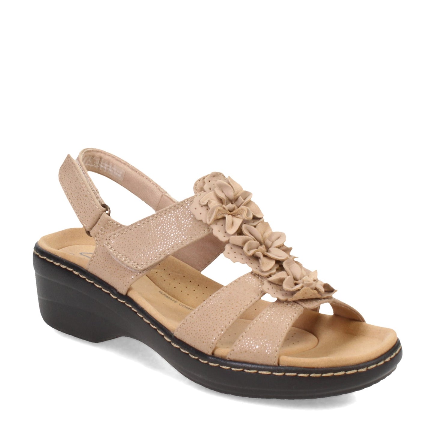 Peltz Shoes  Women's Clarks Merliah Sheryl Sandal SAND 26165586