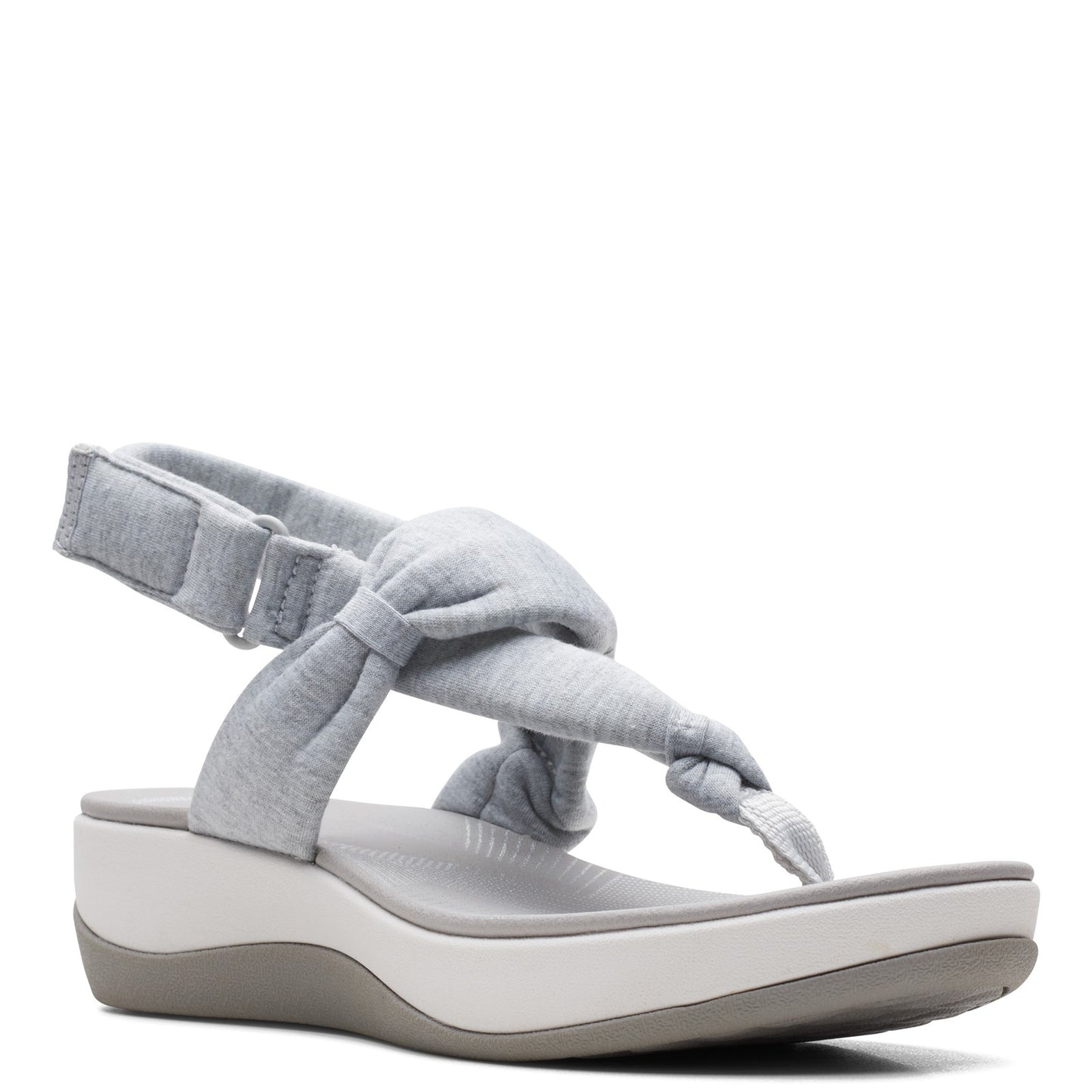 Peltz Shoes  Women's Clarks Arla Nicole Sandal GREY LIGHT 26165598