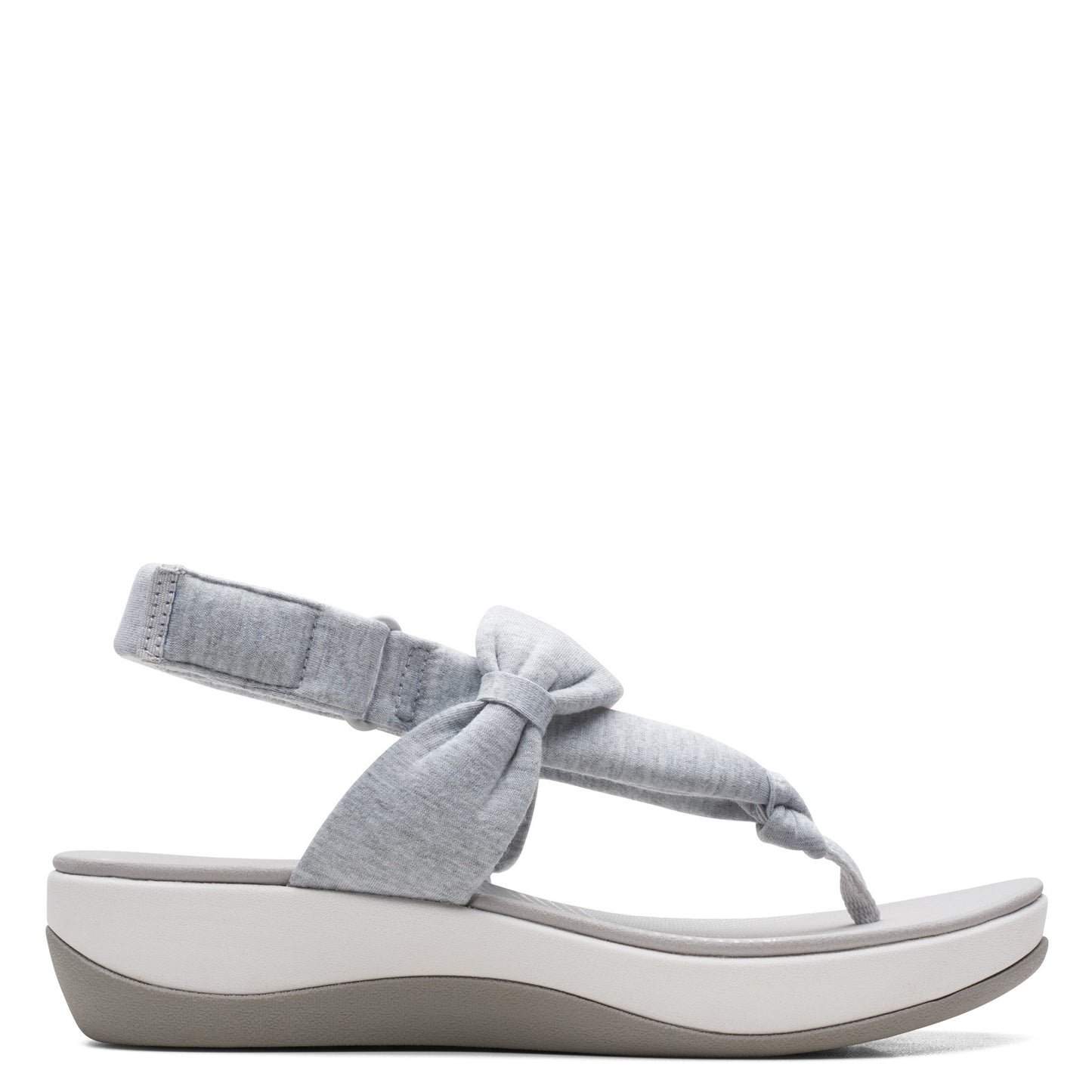 Peltz Shoes  Women's Clarks Arla Nicole Sandal GREY LIGHT 26165598