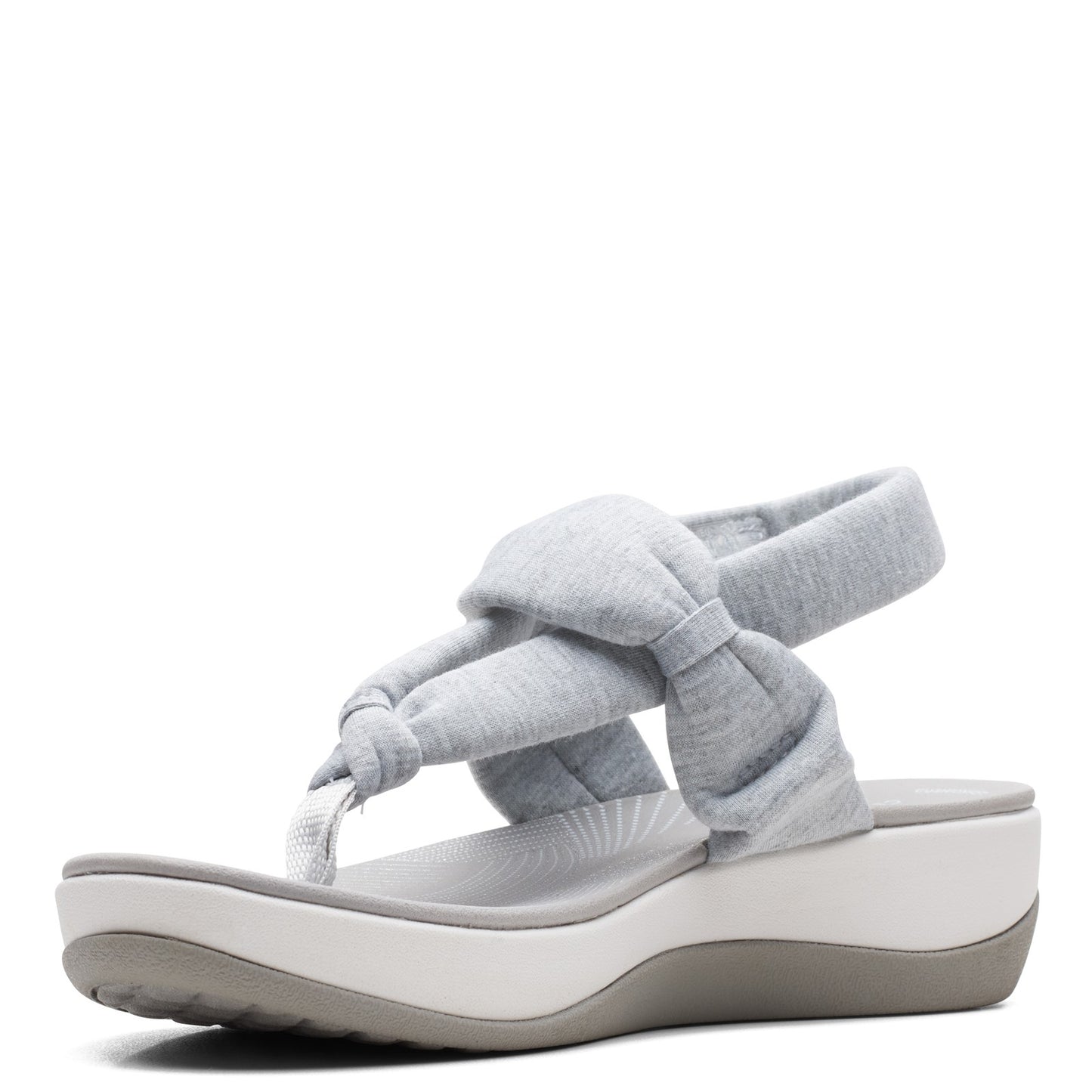 Peltz Shoes  Women's Clarks Arla Nicole Sandal GREY LIGHT 26165598