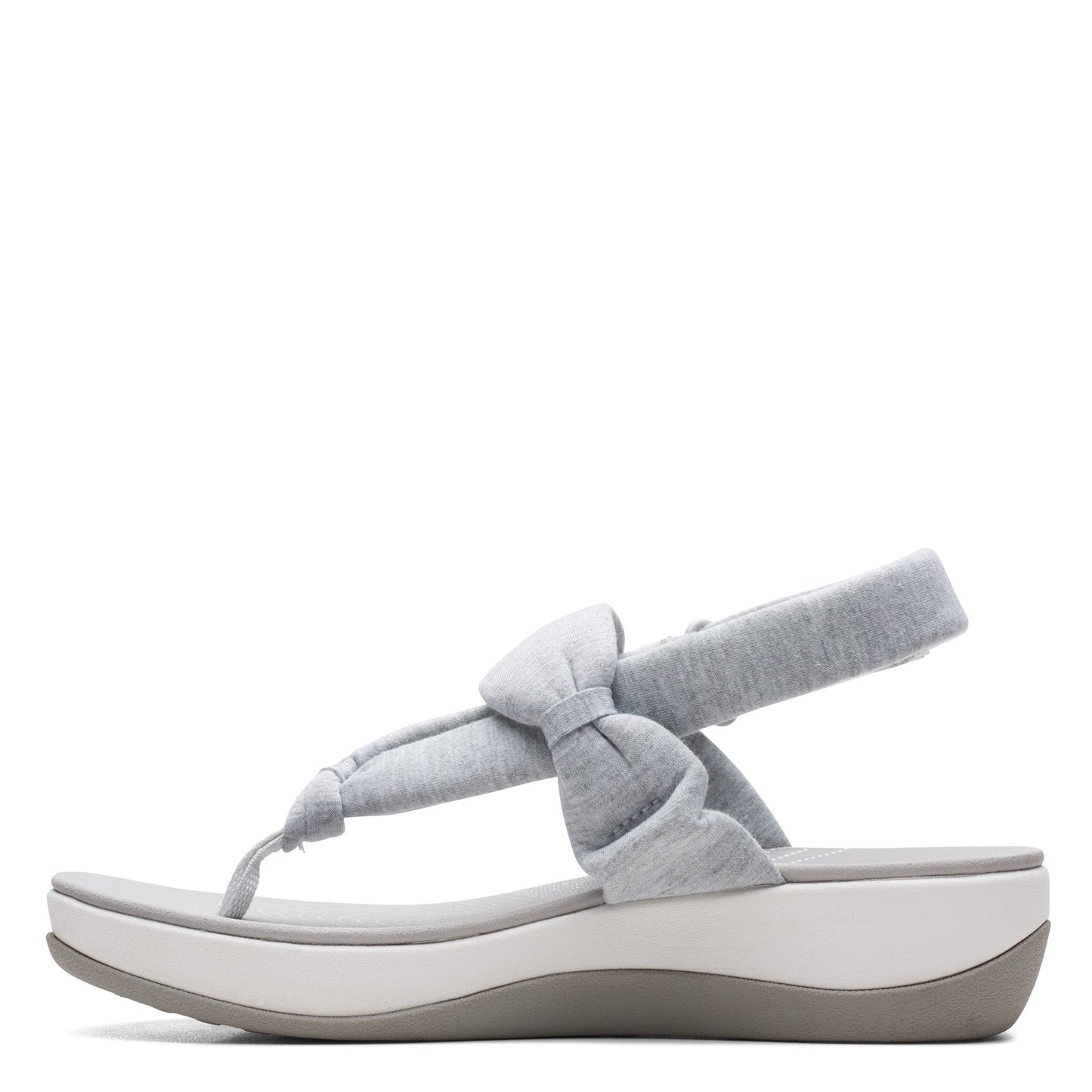 Peltz Shoes  Women's Clarks Arla Nicole Sandal GREY LIGHT 26165598
