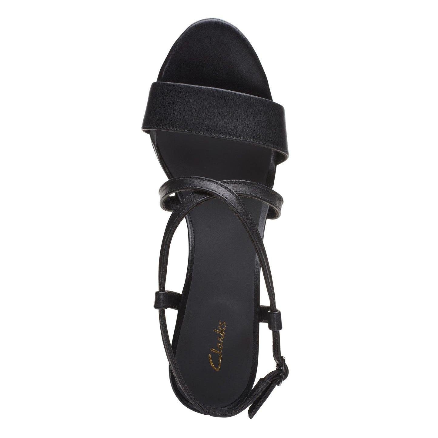 Peltz Shoes  Women's Clarks Amali Buckle Sandal black 26165941