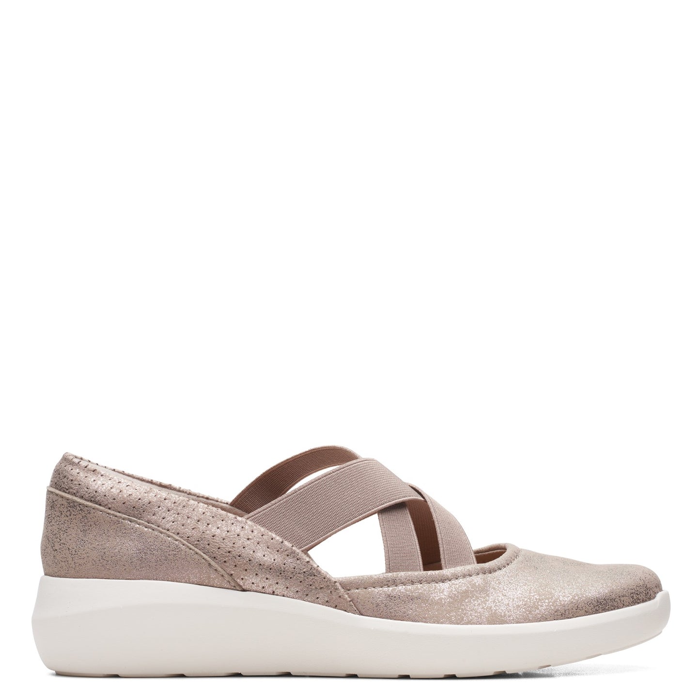 Peltz Shoes  Women's Clarks Kayleigh Cove Slip-On METALLIC 26166067