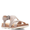 Peltz Shoes  Women's Clarks Brynne Ave Sandal TAUPE METALLIC 26166592