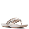 Peltz Shoes  Women's Clarks Breeze Coral Sandal METALLIC MULT 26166600