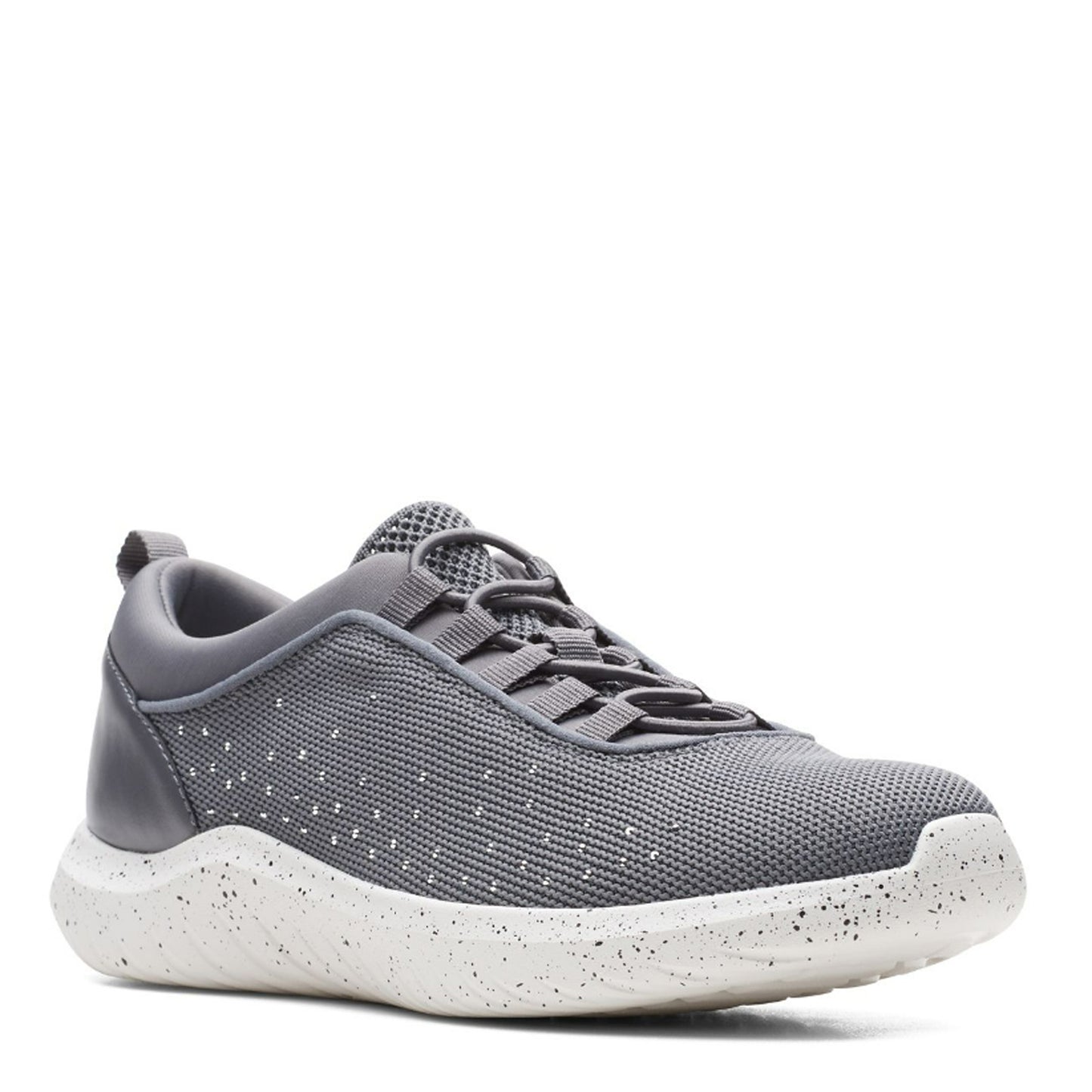 Peltz Shoes  Women's Clarks Nova Step Sneaker GREY 26166710