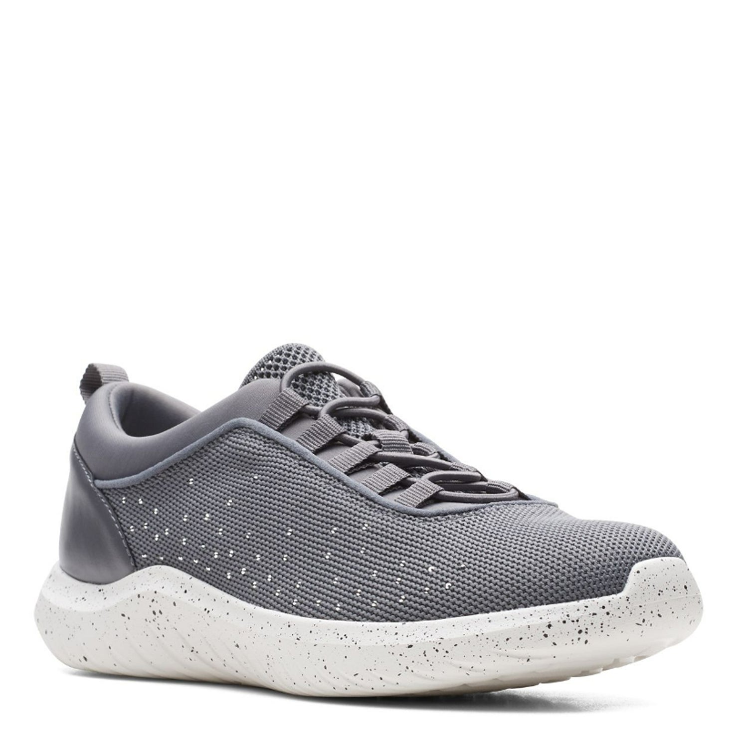 Peltz Shoes  Women's Clarks Nova Step Sneaker GREY 26166710