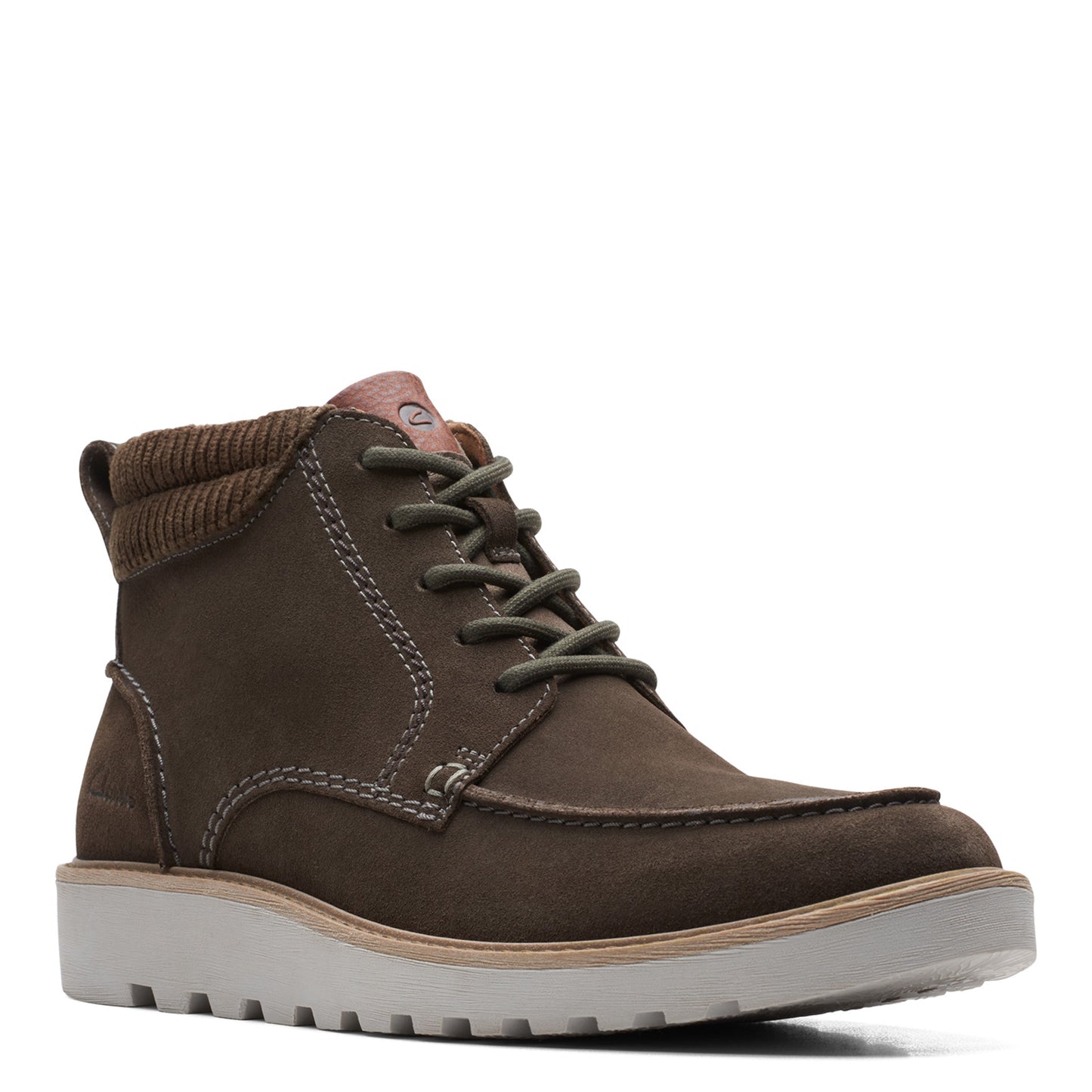 Peltz Shoes  Men's Clarks Barnes Mid Boot grey 26167313
