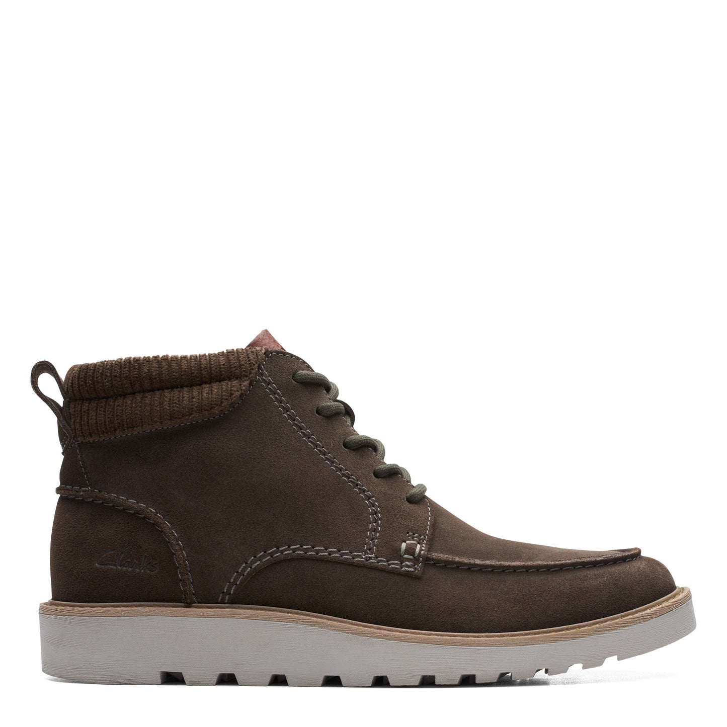 Peltz Shoes  Men's Clarks Barnes Mid Boot grey 26167313