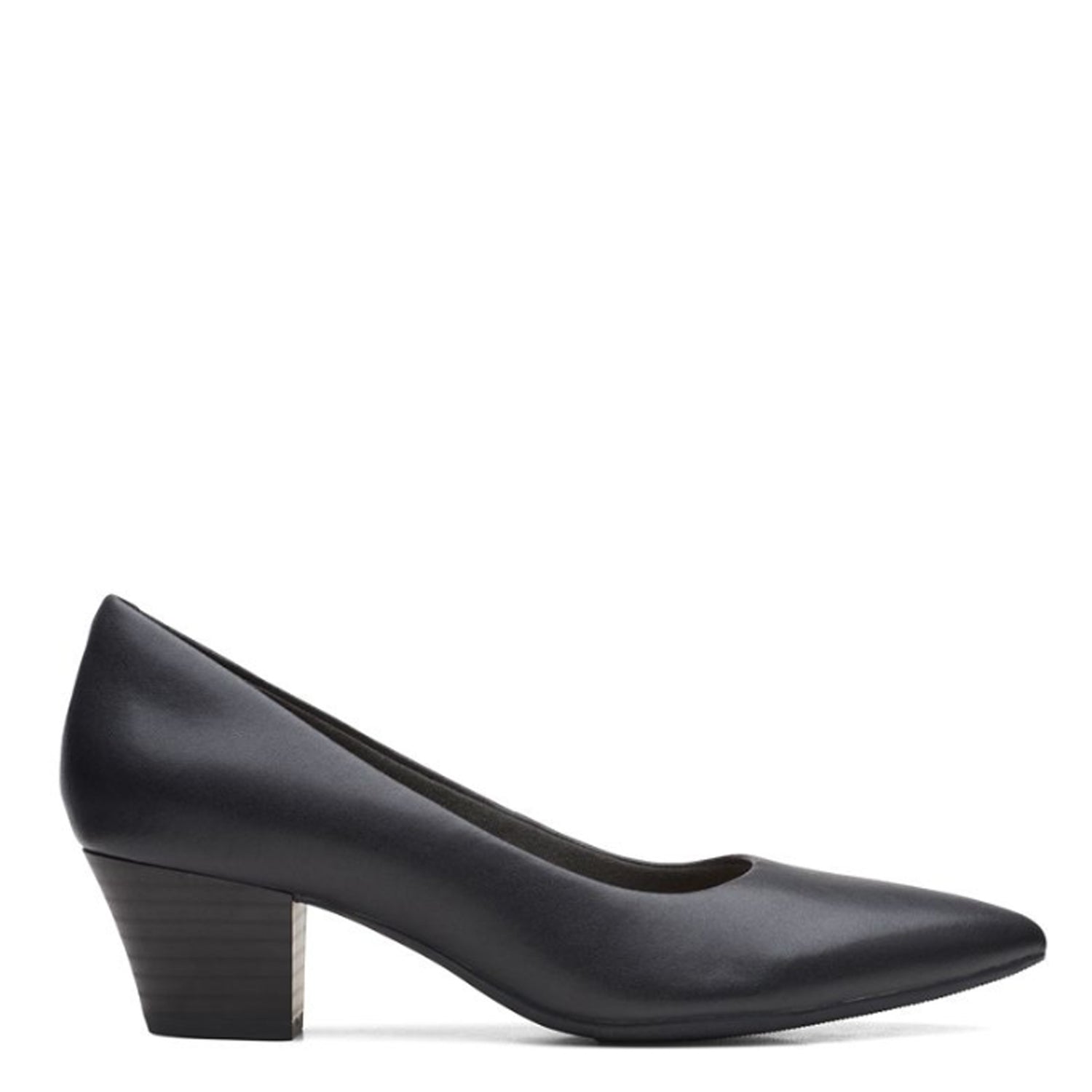 Peltz Shoes  Women's Clarks Teresa Step Pump BLACK 26167386