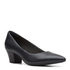 Peltz Shoes  Women's Clarks Teresa Step Pump BLACK 26167386