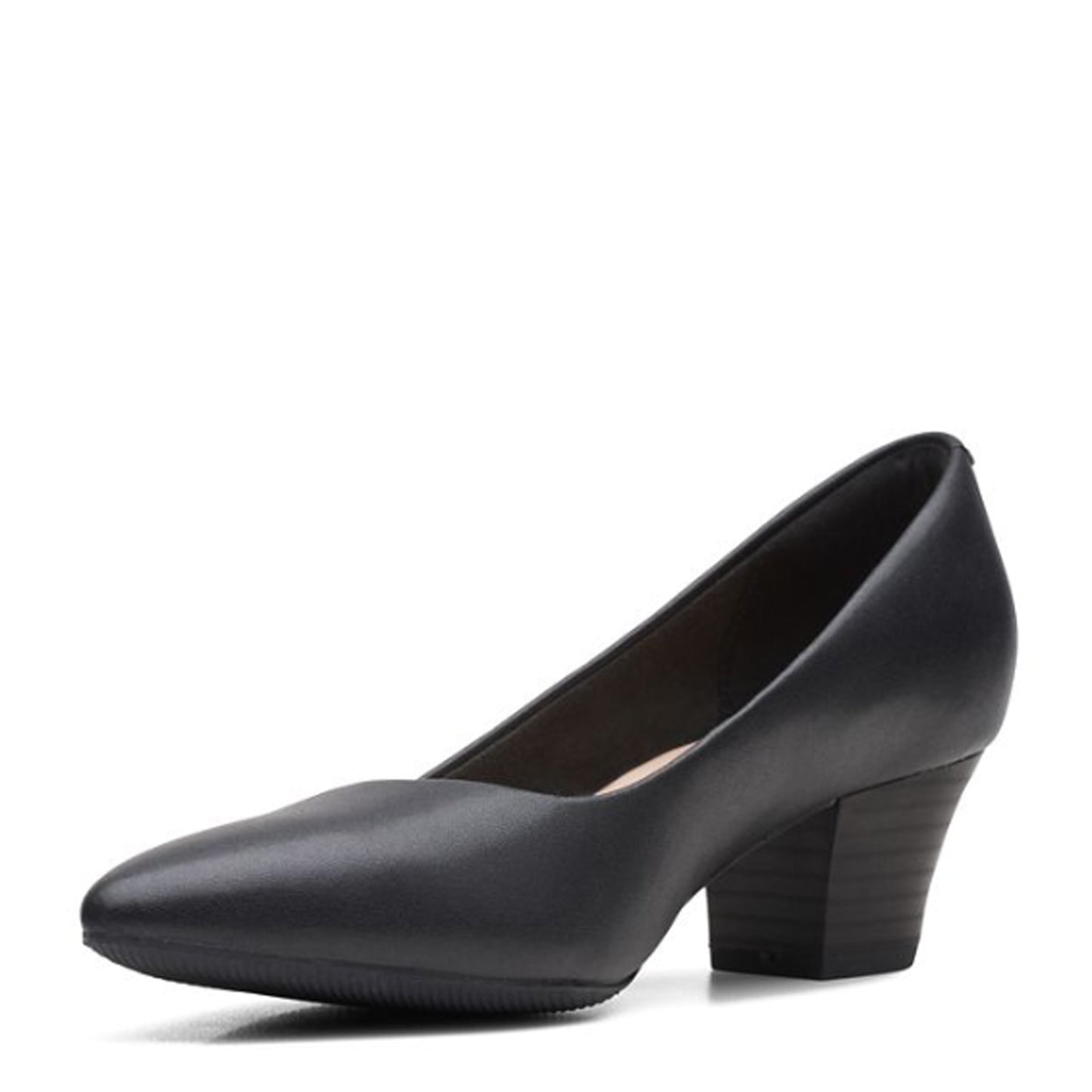 Peltz Shoes  Women's Clarks Teresa Step Pump BLACK 26167386