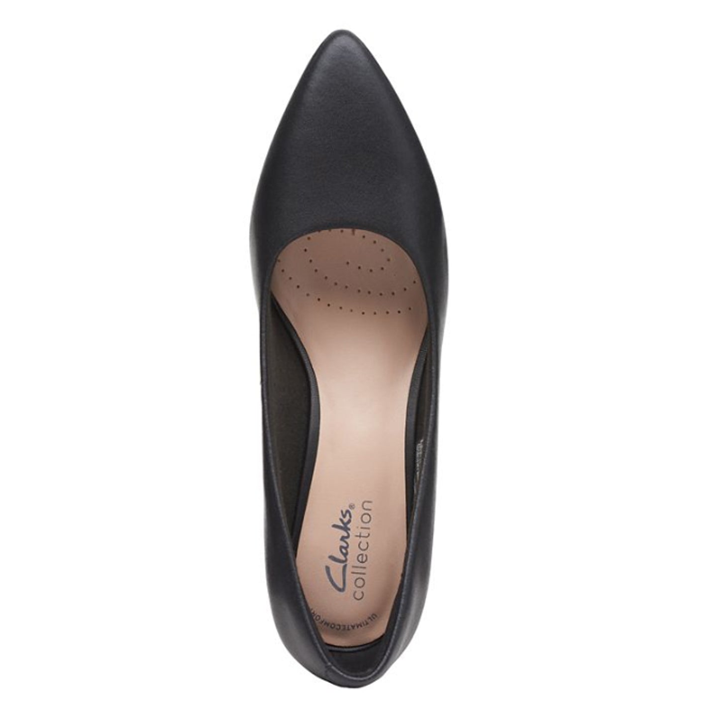 Peltz Shoes  Women's Clarks Teresa Step Pump BLACK 26167386
