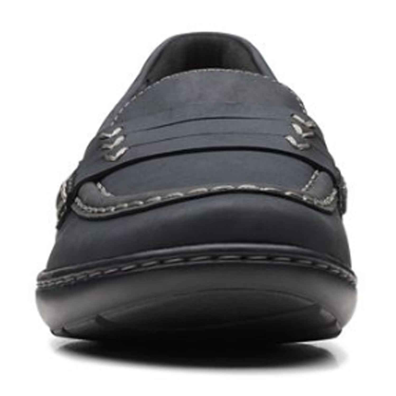 Peltz Shoes  Women's Clarks Cora Ashly Slip-On BLACK 26167509