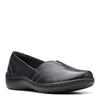 Peltz Shoes  Women's Clarks Cora Meadow Slip-On BLACK 26167553