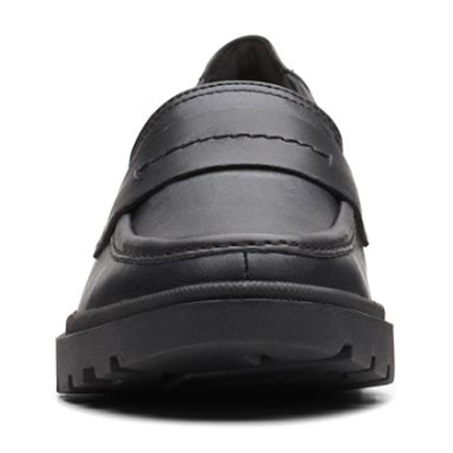 Peltz Shoes  Women's Clarks Calla Ease Loafer BLACK 26167686