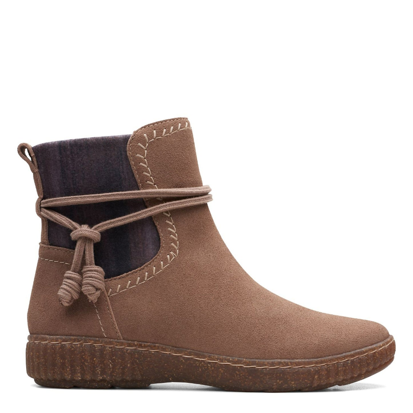 Peltz Shoes  Women's Clarks Caroline Lily Boot PEBBLE 26167701