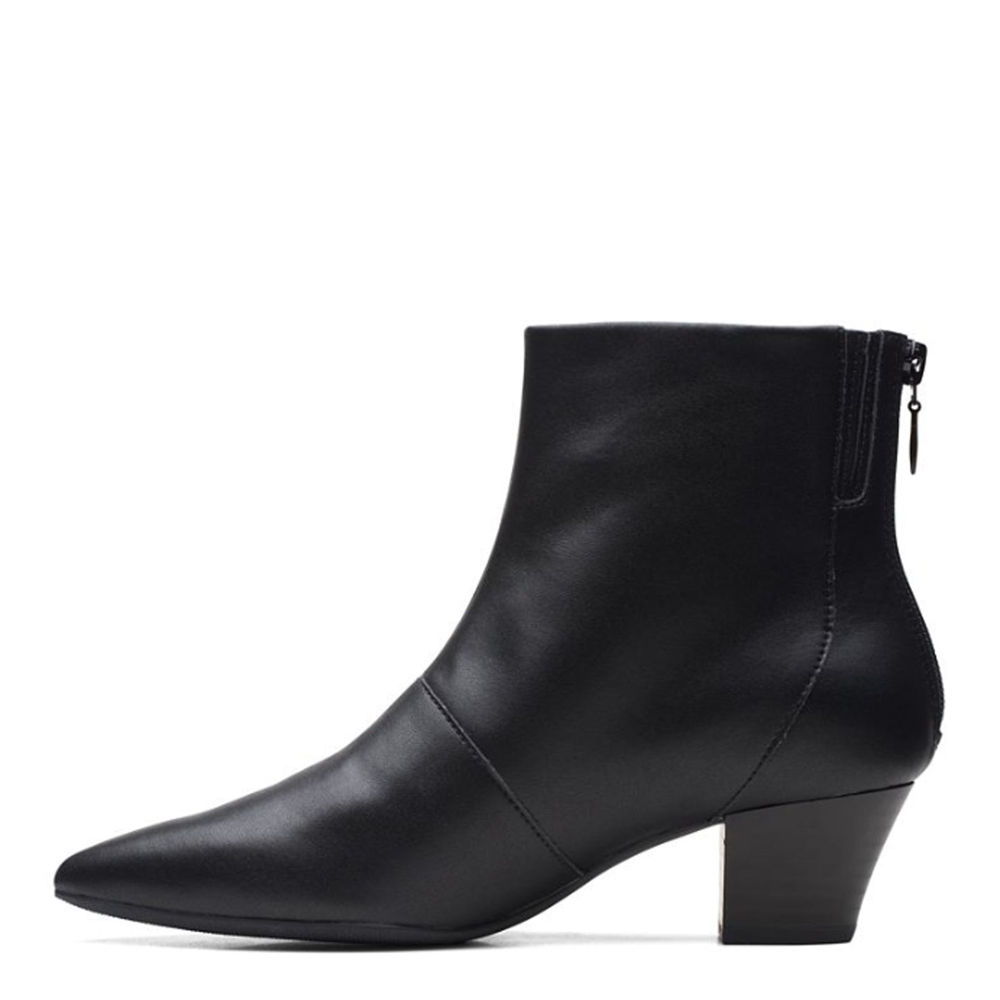 Peltz Shoes  Women's Clarks Teresa Boot BLACK LEATHER 26167841